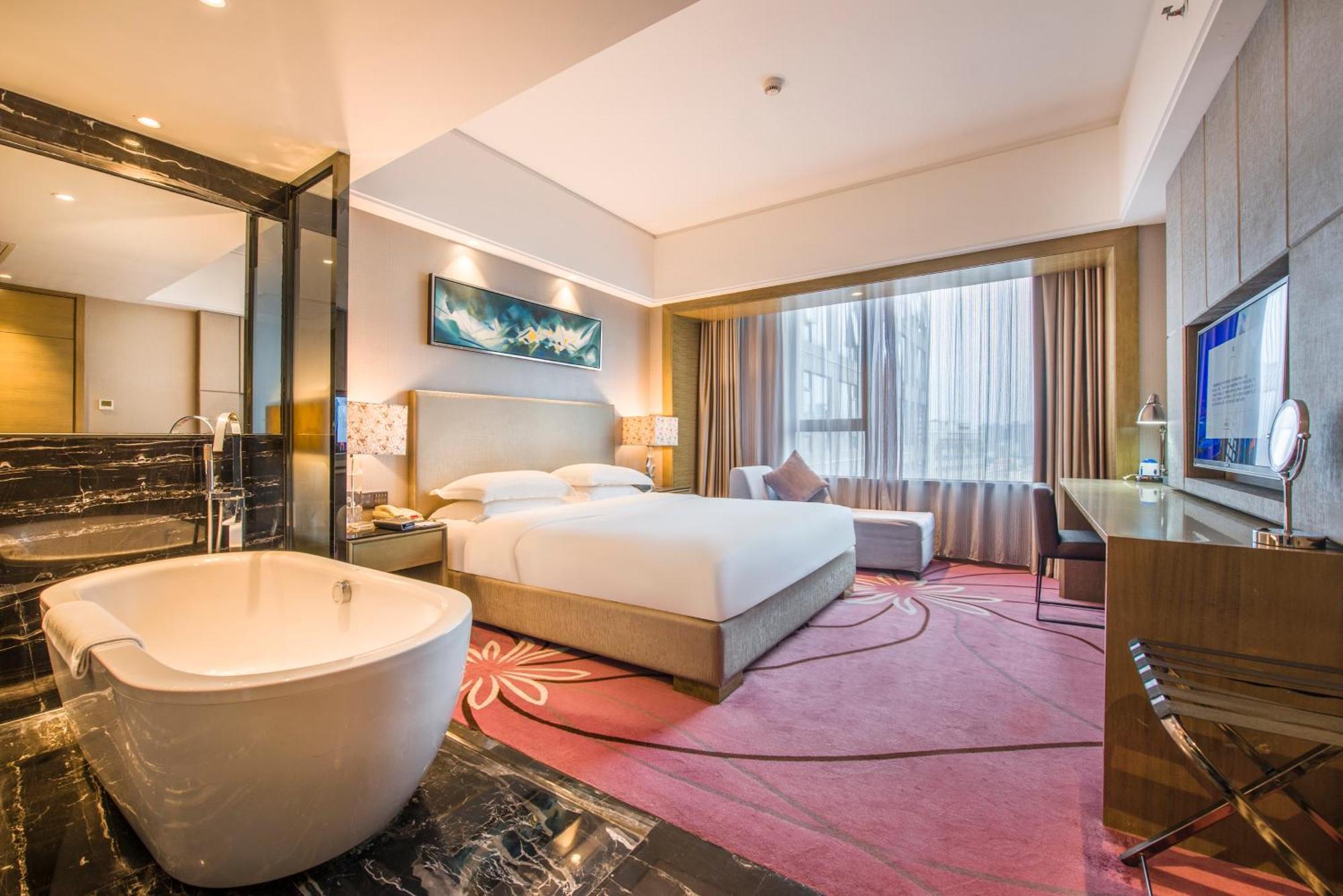 La Perle International Hotel - Free Shuttle Between Hotel And Exhibition Center During Canton Fair & Exhibitor Registration Counter Zimmer foto